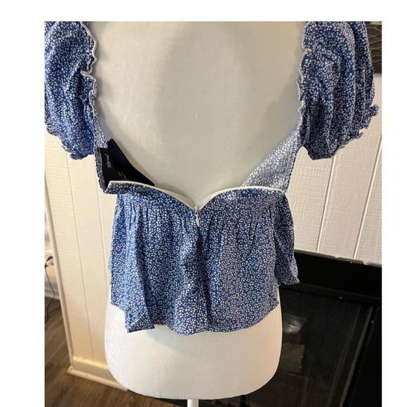 New Suzanne betro  small crop top zip back - Picture 3 of 10